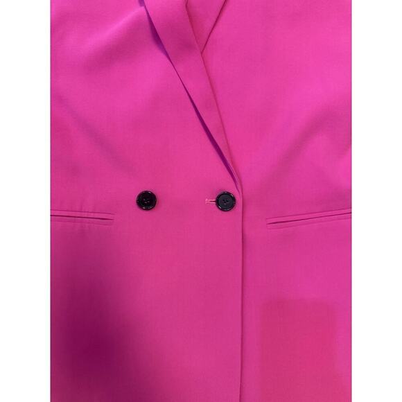 Mural Pink Blazer Womens Large , Classic Design Lined Interior, Mid length - Picture 3 of 6
